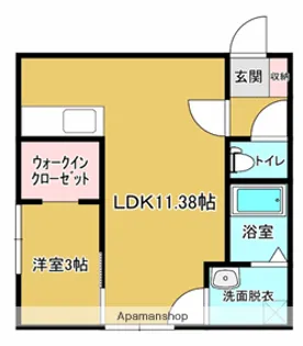 BELL CIEL【1階】の間取り