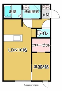 BELL CIEL【1階】の間取り