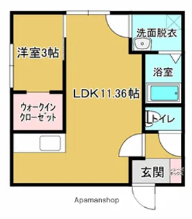 BELL CIEL【2階】の間取り