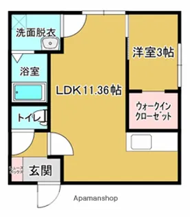 BELL CIEL【1階】の間取り