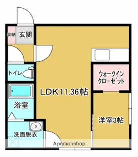 BELL CIEL【1階】の間取り
