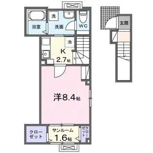 レジデンス ヒカル【2階】の間取り