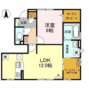 ラークヒル【1階】の間取り