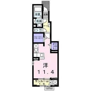 エトワール南町【1階】の間取り