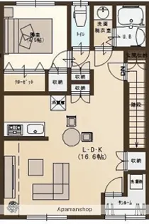 パーク・ユーソニア【2階】の間取り