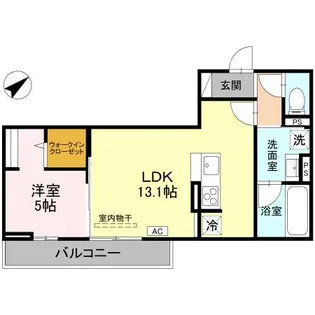 DーROOM弓町I【3階】の間取り