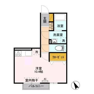 セントラル M【2階】の間取り