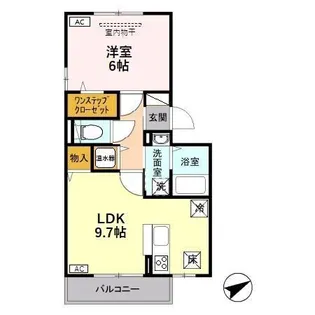 アールズ・コート【1階】の間取り