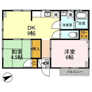Yコーポ【1階】の間取り