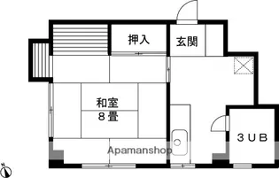 大地ビル【301号室】の間取り