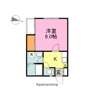 エクセレントハウスA【1階】の間取り