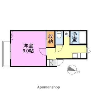 サンクチュアリーハイツⅠ【102号室】の間取り