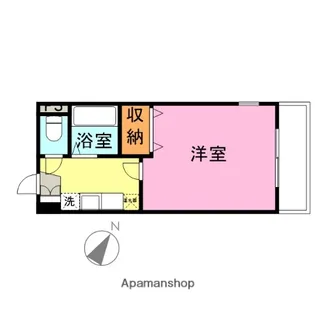 1Kの間取り画像