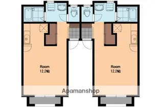 エクセル【1階】の間取り