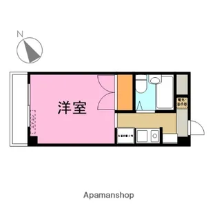 オクトワール長岡中央【416号室】の間取り