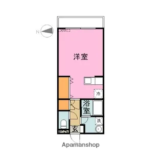 マンション ウィッシュ【205号室】の間取り