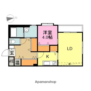 フレンド幸【203号室】の間取り