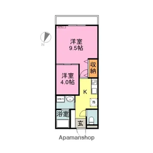 レイルウェイ【3階】の間取り