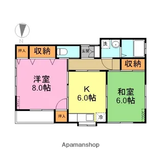 七夕Ⅱ【7号室】の間取り
