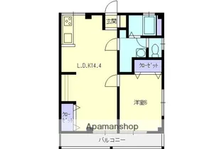 堀ハイツ【2階】の間取り