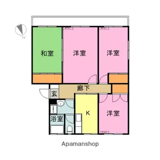 KUROGANE【303号室】の間取り