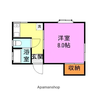 コーポラスシン【201号室】の間取り