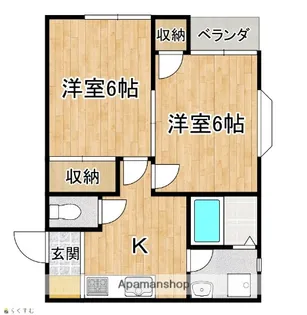 エクセレントハウスB【1階】の間取り