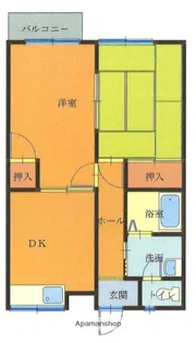 コスモハイム【2階】の間取り