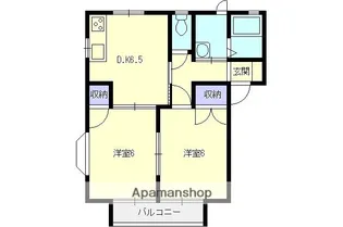 メルシーひらい【2階】の間取り