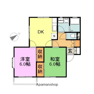 センチュリー荻野【Ⅰ102号室】の間取り