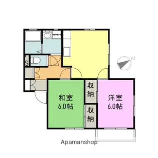 センチュリー荻野【Ⅰ101号室】の間取り