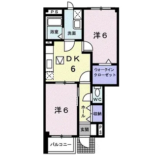 ボヌ・ジュルネⅡ【1階】の間取り
