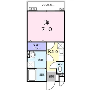 ベル ミーユ【3階】の間取り