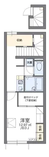 レオパレスジュネス【202号室】の間取り