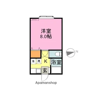 エミグラント【202号室】の間取り