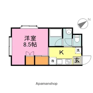 クレディⅠ【106号室】の間取り