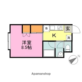クレディⅠ【2階】の間取り