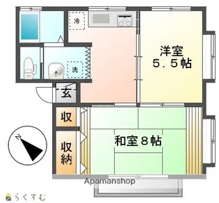 ドリームハイツ【2階】の間取り