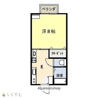 ジュネパレス8【205号室】の間取り