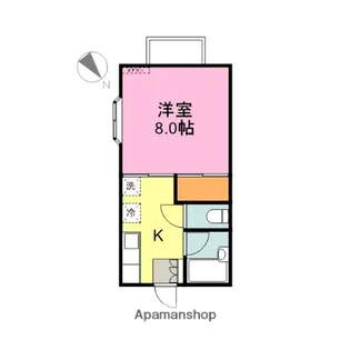 リバーハイム朗【201号室】の間取り