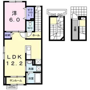レガーロ B【3階】の間取り