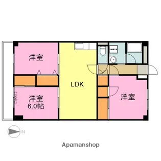 旭町いづみプラザ【10階】の間取り