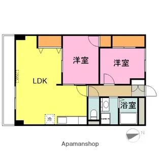 旭町いづみプラザ【706号室】の間取り