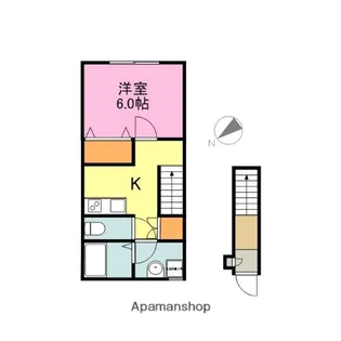 プライムコート【2階】の間取り