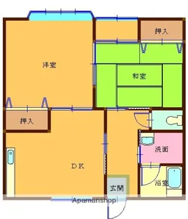 ハイム・リバーファイブ【1階】の間取り
