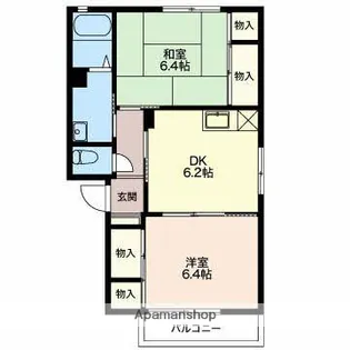 プリムローズ【1階】の間取り