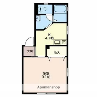 モンテリブロ【1階】の間取り