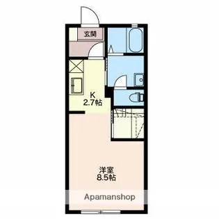 ドミールマルシェ【2階】の間取り