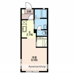 ドミールマルシェ【1階】の間取り