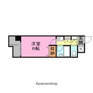 日興パレス長岡【502号室】の間取り